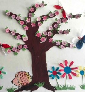 Mural Residencia de Garrovillas Actividad Primavera